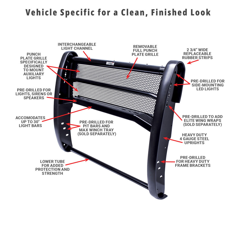 Push Bumper EliteXD | #36-53805 | Westin Automotive Products, Inc.