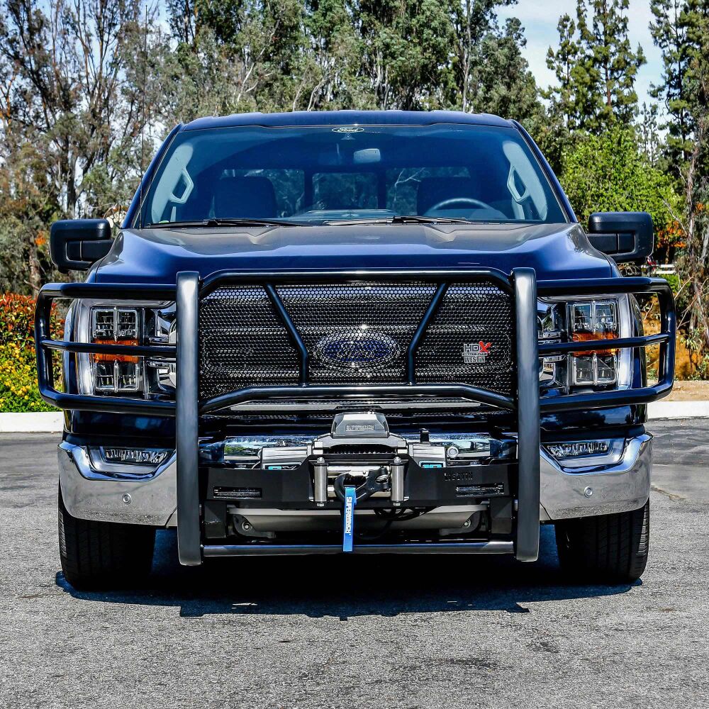 HDX 1-Piece Winch Mount Grille Guard Black | #57-94065 | Westin
